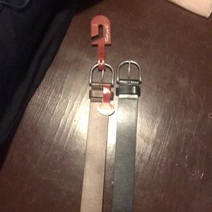 Two belts both new.  One with tags